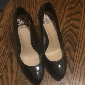 Fergalicious black heels